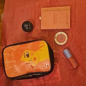 Benefit makeup bag that comes bronzer, lip gloss, blush and eyeshadow